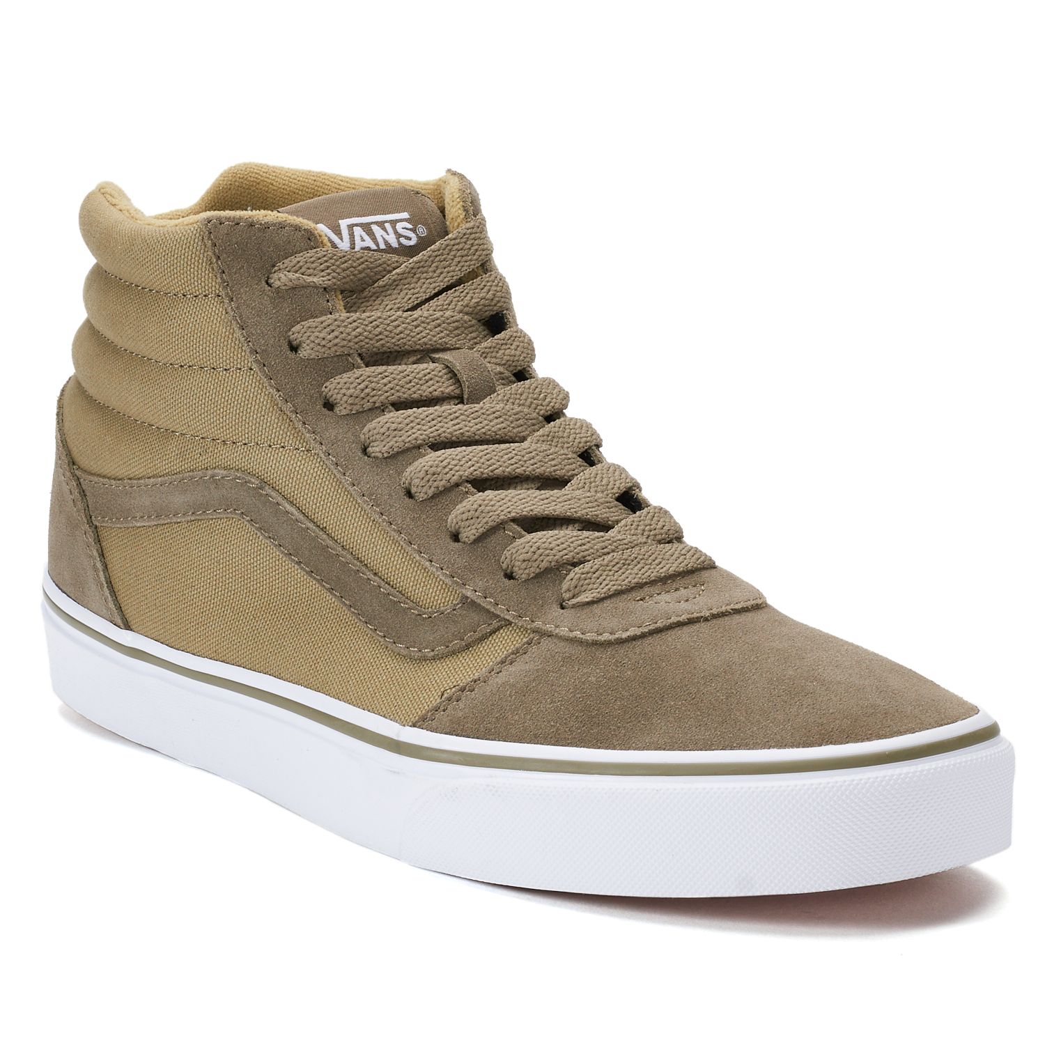vans ward hi men's suede skate shoes