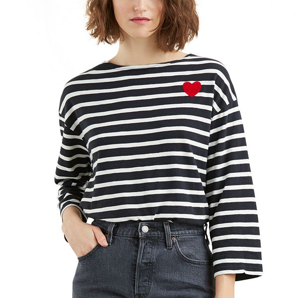 Women's Levi's® Heart Striped Tee