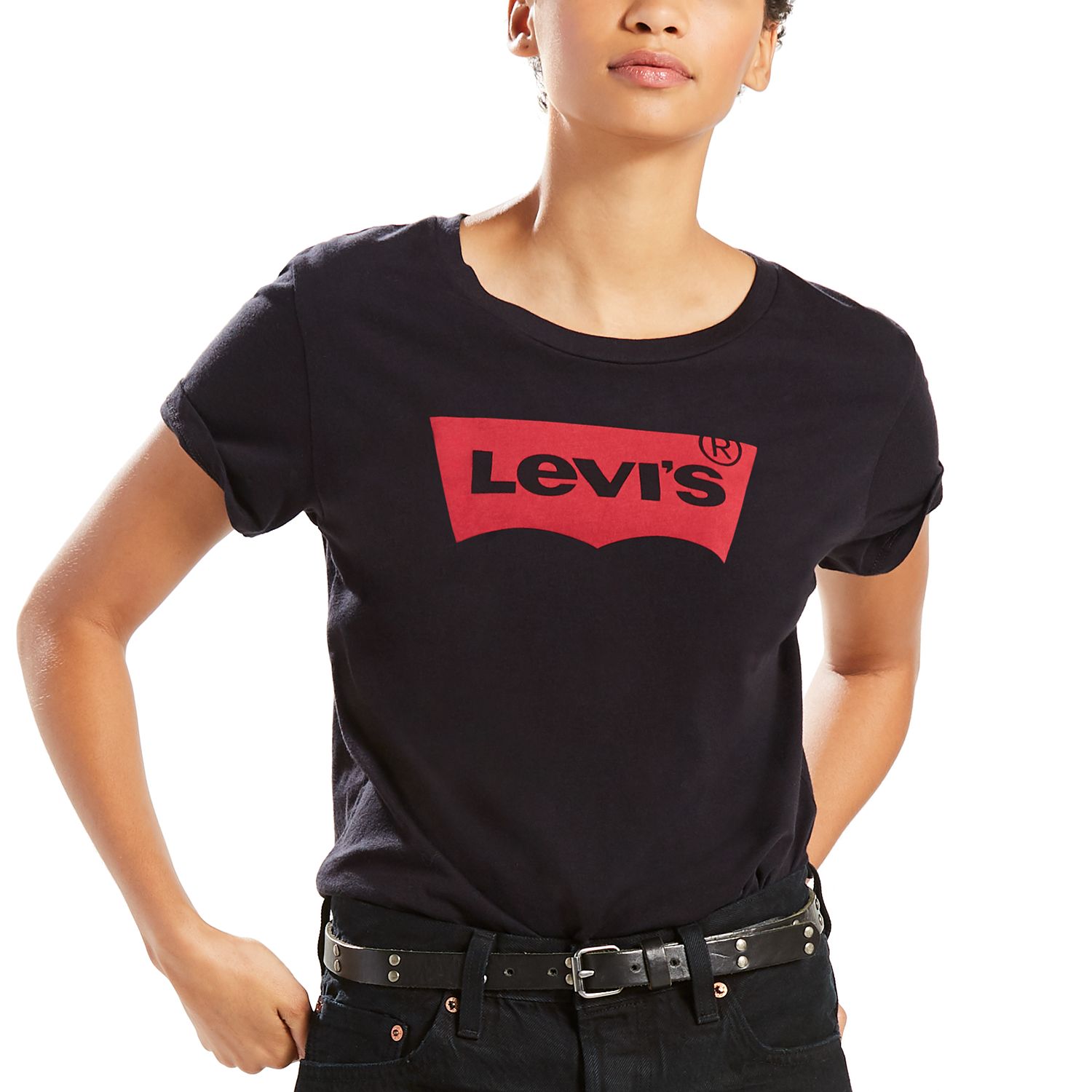 black levis shirt for womens