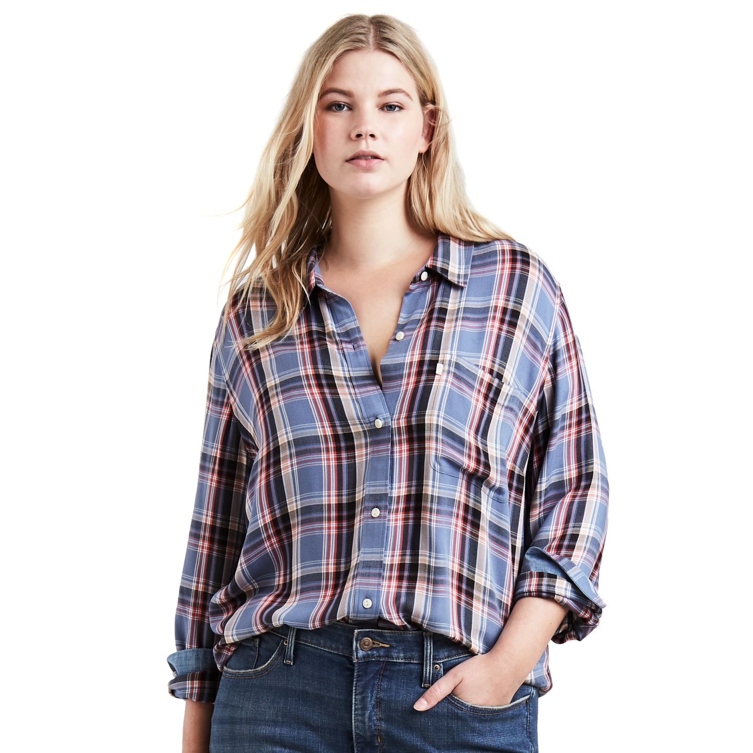 plus size levis top