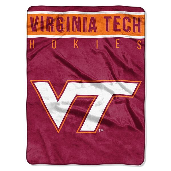 Logo Brands Virginia Tech Hokies 50'' x 60'' Plush Raschel Throw Blanket