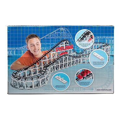 CDX Blocks Brick Construction Cyclone Roller Coaster Building Set