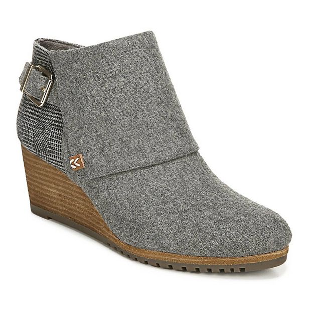 Dr scholl's gray sales wedge booties