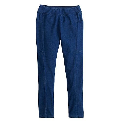 Girls 4-12 Jumping Beans® Faux-Denim Leggings