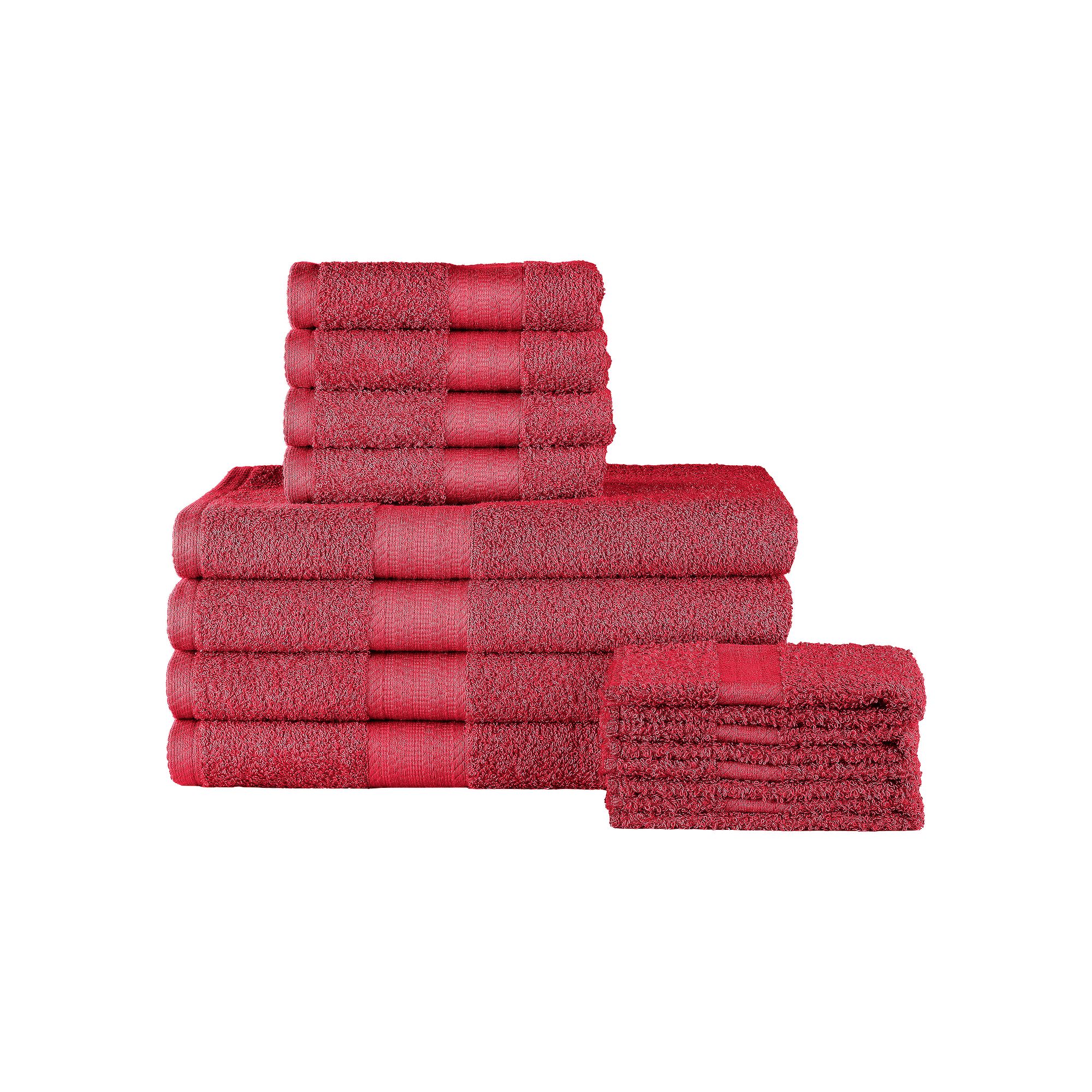 The Big One® 12-piece Bath Towel Set, Bright Strawberry