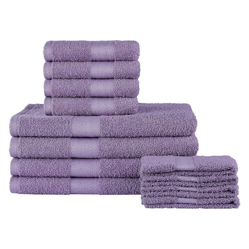 The Big One 12-pc. Bath Towel Value Pack, Purple, 12 PK