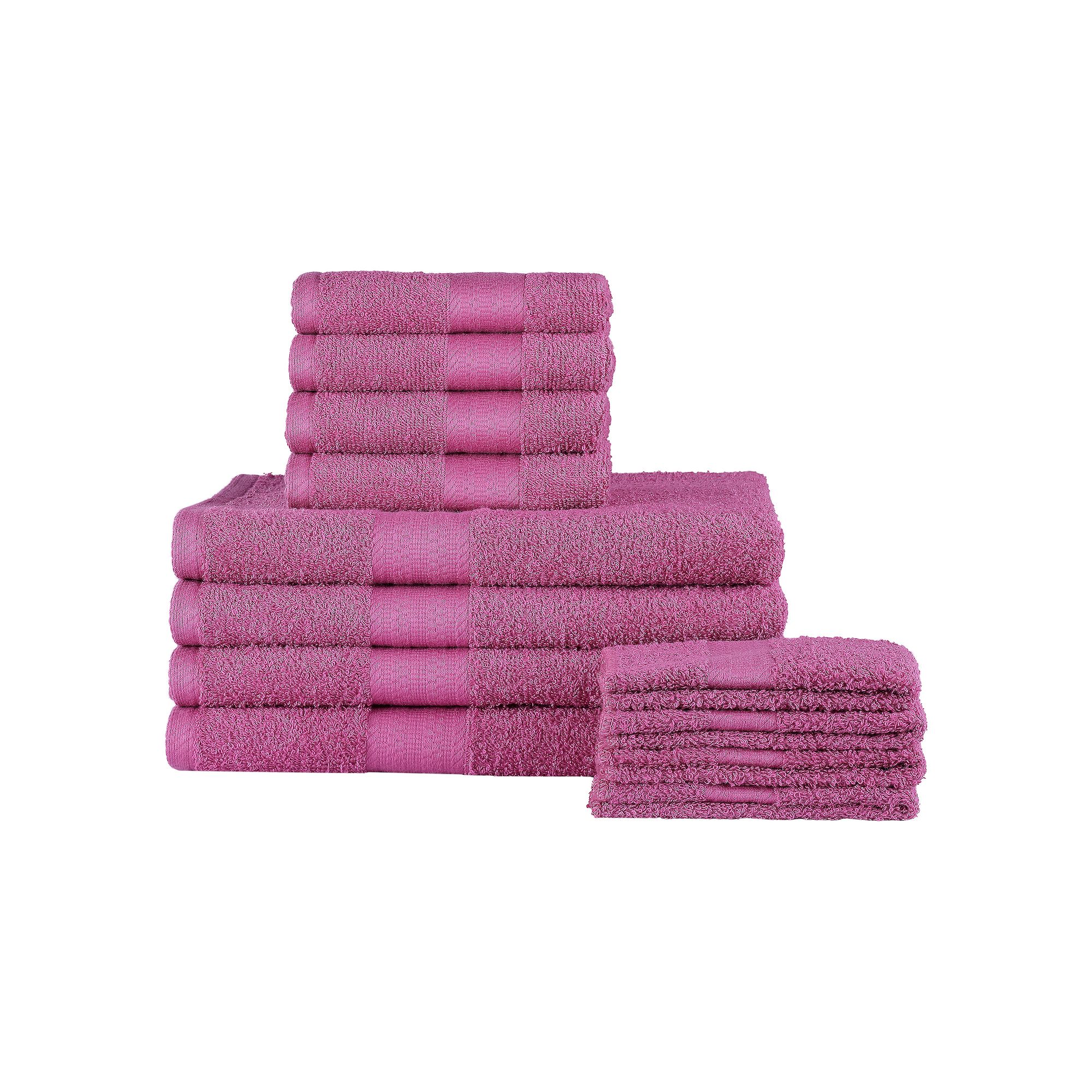 The Big One® 12-piece Bath Towel Set, Raspberry