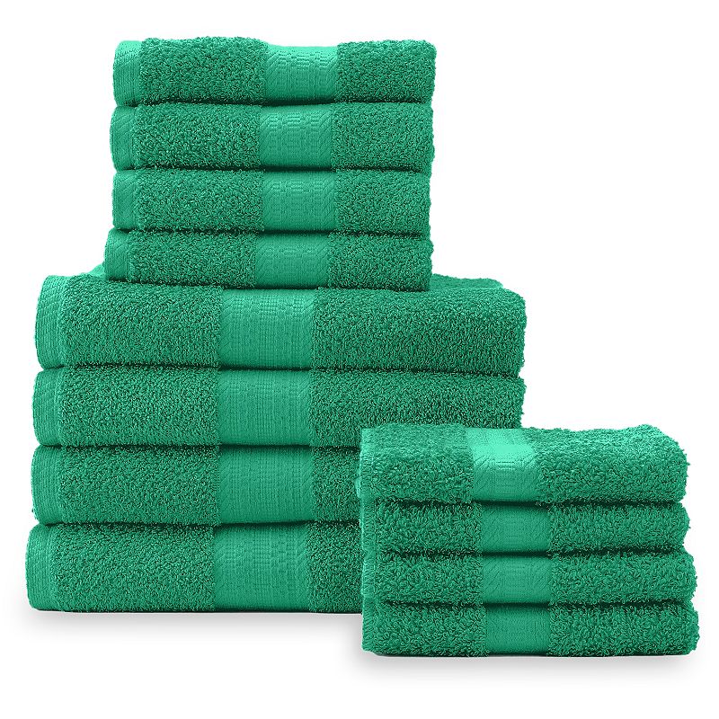 The Big One 12-pc. Bath Towel Value Pack, Green, 12 PK