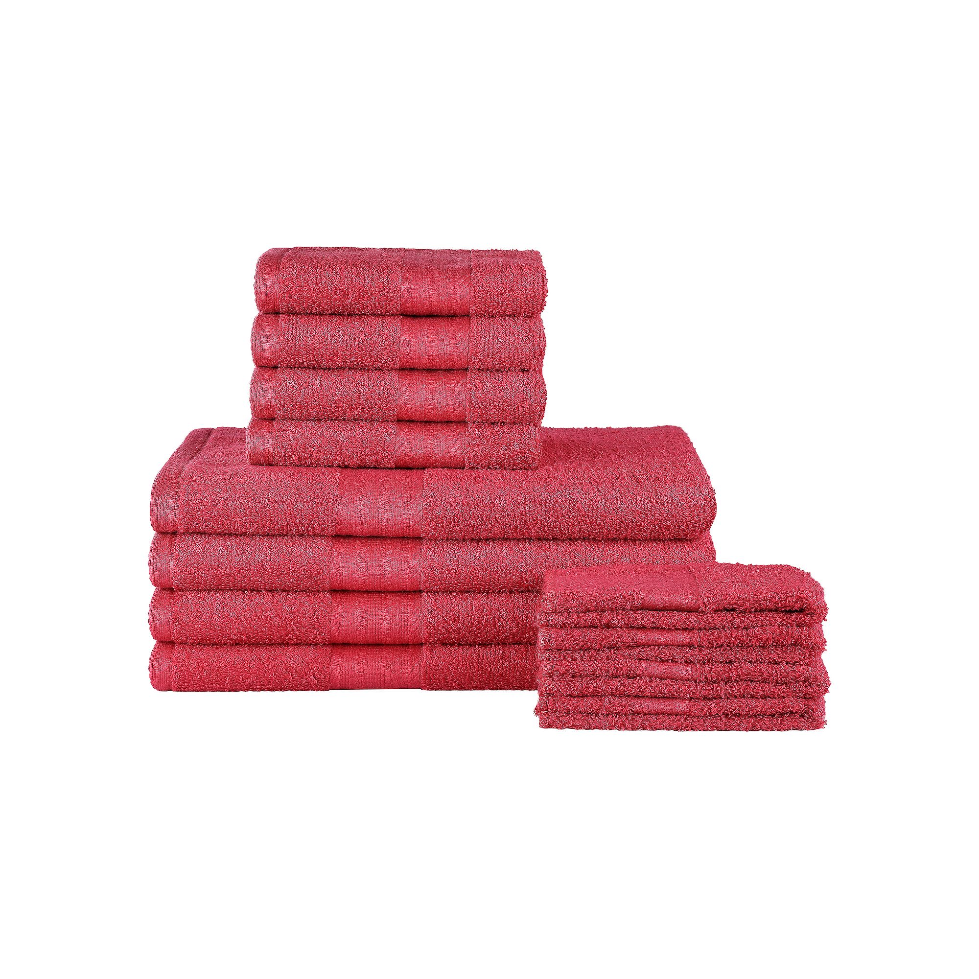 The Big One® 12-piece Bath Towel Set, Tango Red