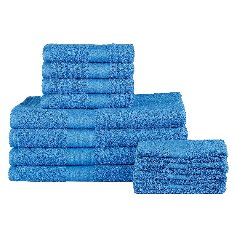 The Big One 12-pc. Bath Towel Value Pack, Blue, 12 PK