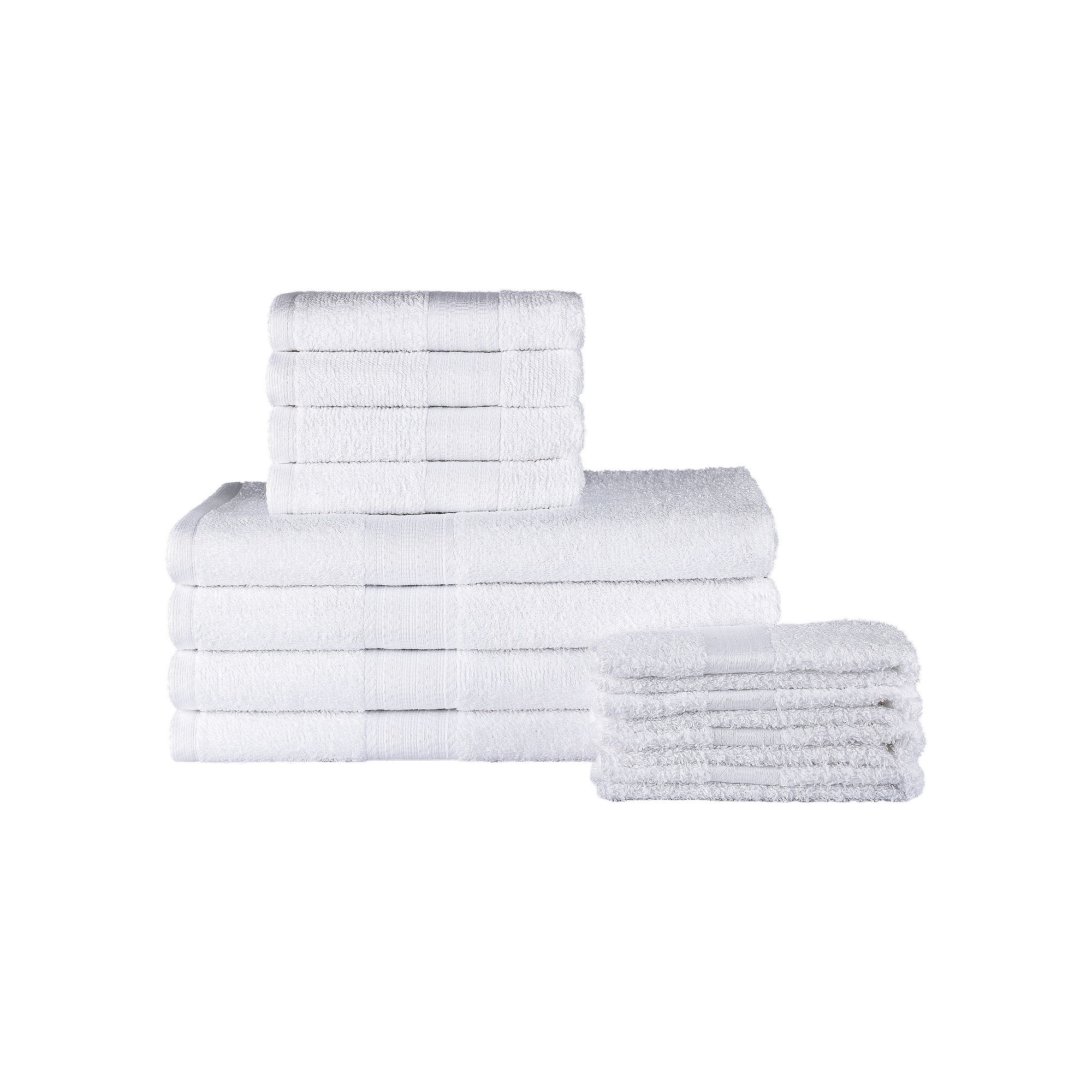 The Big One® 12-piece Bath Towel Set, White