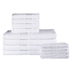 510 Design - Aegean 100% Turkish Cotton 6 Piece Towel Set - White