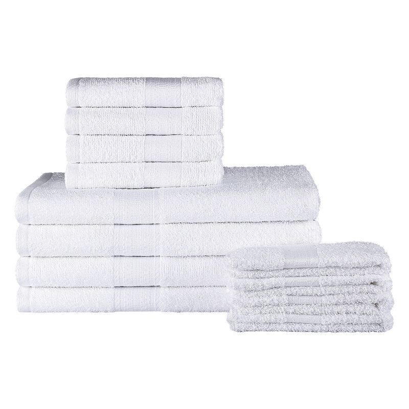99192929 The Big One 12-pc. Bath Towel Value Pack, White, 1 sku 99192929