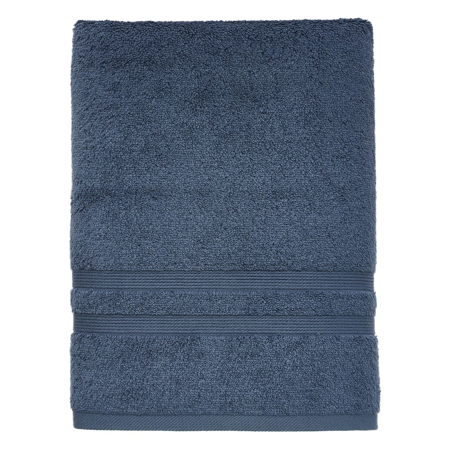 blue bathroom towels