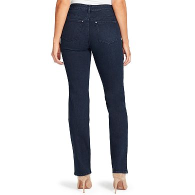 Women's Gloria Vanderbilt Mid Rise Rail Straight-Leg Jeans