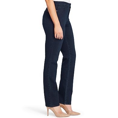 Women's Gloria Vanderbilt Mid Rise Rail Straight-Leg Jeans