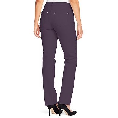 Women's Gloria Vanderbilt Mid Rise Rail Straight-Leg Jeans