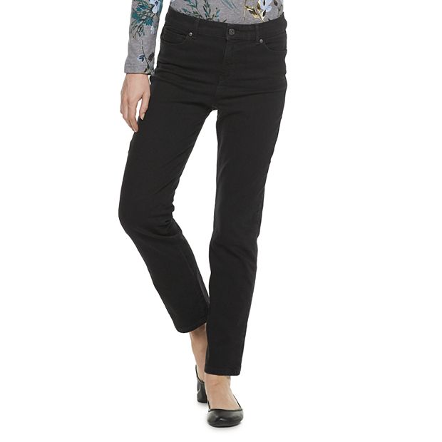 Gloria vanderbilt 2025 rail straigtht capris