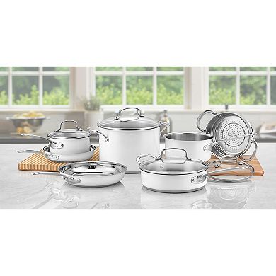 Cuisinart Chef's Classic Stainless Color Series 11-piece Cookware Set