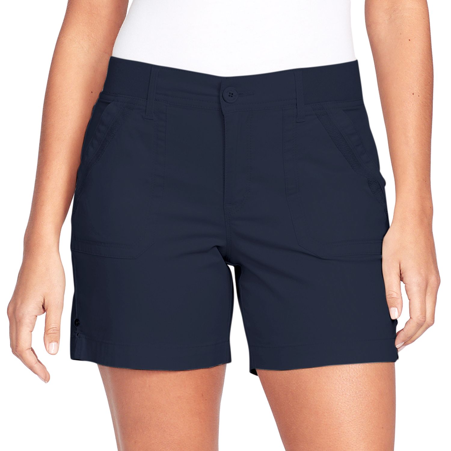 gloria vanderbilt utility shorts