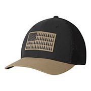 Columbia Men's Mesh Tree Flag Ball Cap, Size: S/M, Shark/British Tan