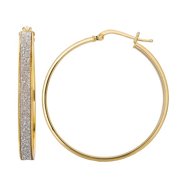 Kohl's 14k gold 2024 hoop earrings