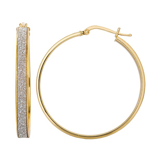 Kohls silver deals hoop earrings