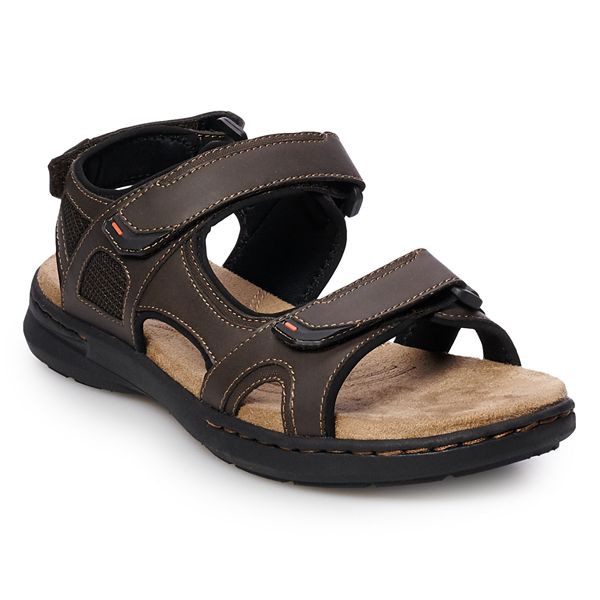 NEW Croft & Barrow® Men's Major Brown Ortholite Sandals Size 12 MSRP $59.99 