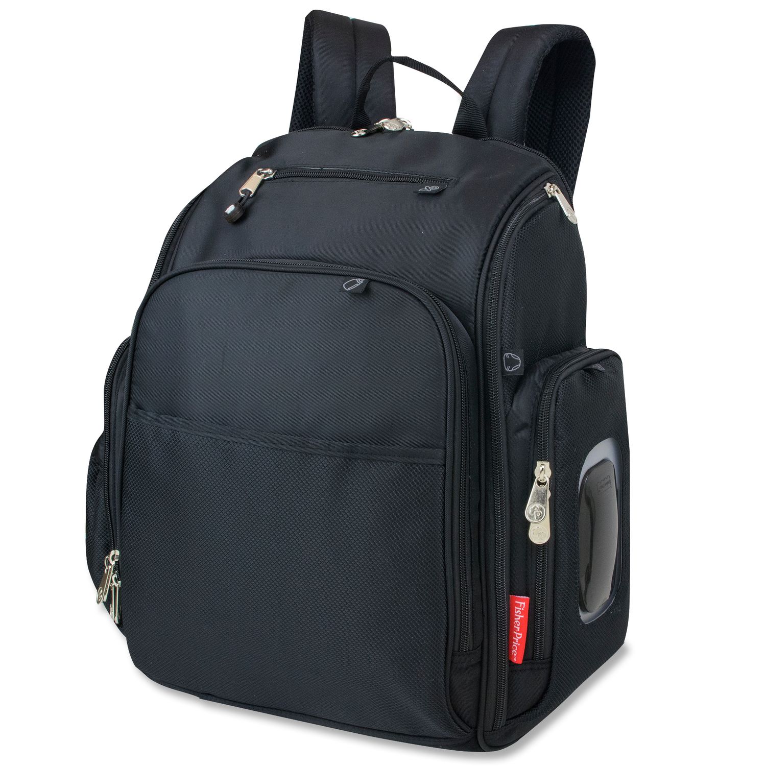 fisher price black backpack diaper bag