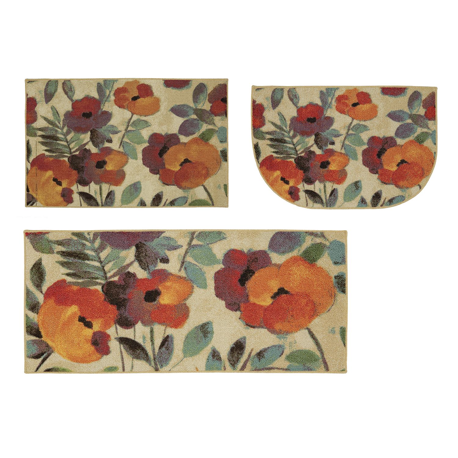 Home August Garden Washable Kitchen Rug