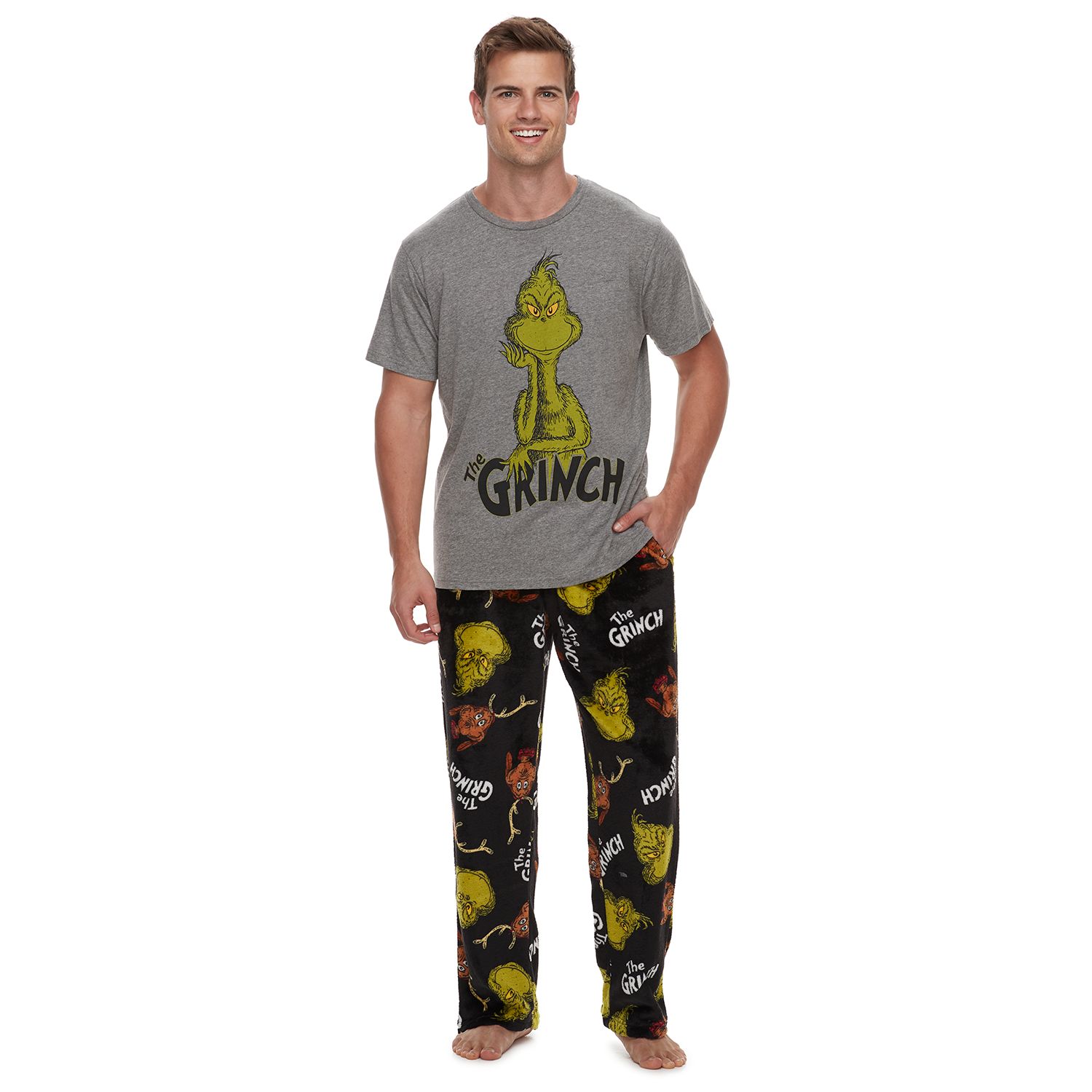 Dr. Seuss Grinch Tee \u0026 Lounge Pants Set
