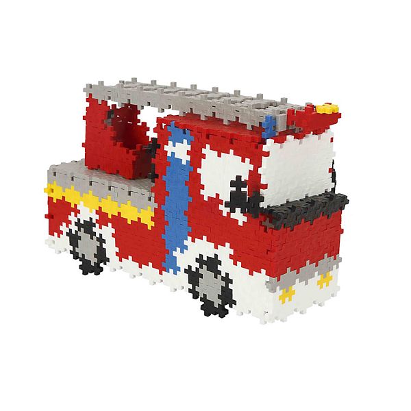 Plus Plus 760 Piece Fire Truck Building Set