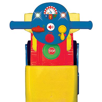 Disney's Mickey Mouse 2-in-1 Ride-on Choo Choo Train with Caboose & Tracks by Kiddieland