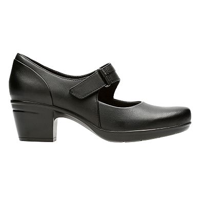 Clarks® Emslie Lulin Women's Leather Mary Jane Heels