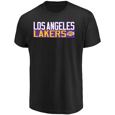 Men's Los Angeles Lakers Lebron James Name & Number Tee