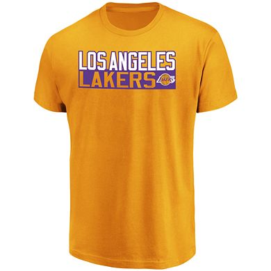 Men's Los Angeles Lakers Lebron James Name & Number Tee