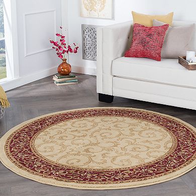 KHL Rugs Westminster Transitional Oriental Black Rectangle Area Rug, 9' x 12.6'