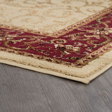 KHL Rugs Westminster Transitional Oriental Black Rectangle Area Rug, 9' x 12.6'