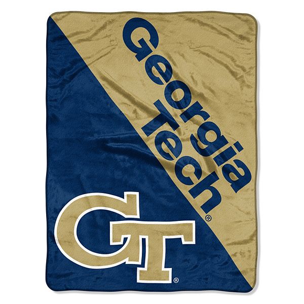 Georgia Tech Yellow Jackets 60 X 46 Raschel Throw Blanket