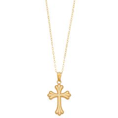 Gold Cross Necklaces Kohl s
