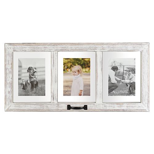 Belle Maison 3Opening Floating Distressed Collage Frame