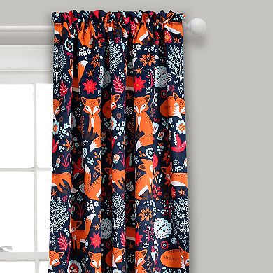 Lush Decor 2-pack Pixie Fox Room Darkening Window Curtain