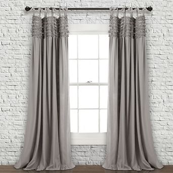 Lush Decor 2-pack Lydia Ruffle Window Curtain