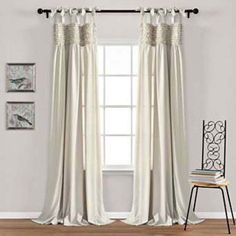 Lush Decor 2-pack Lydia Ruffle Window Curtain