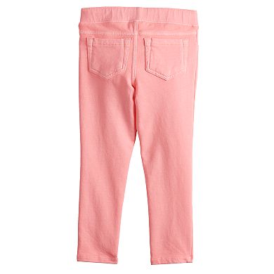 Toddler Girl Jumping Beans® Solid Roll-Cuff Jeggings