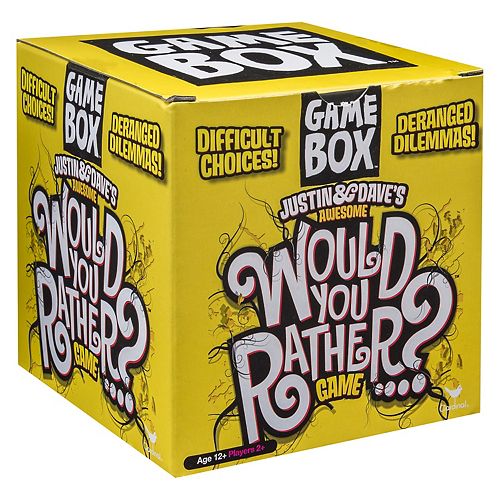 Would You Rather Game Box By Cardinal Games