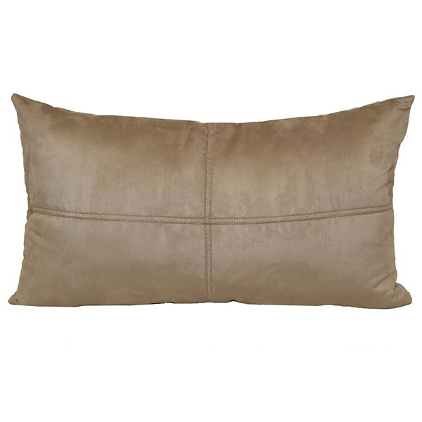 Brentwood Heavyweight FauxSuede Oblong Pillow