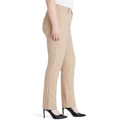 Plus Size Gloria Vanderbilt Amanda Classic Tapered Trouser Pants 