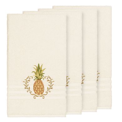 Linum Home Textiles Turkish Cotton Welcome Embellished Bath Towel Set