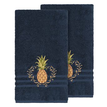 Linum Home Textiles Turkish Cotton Welcome Embellished Bath Towel Set